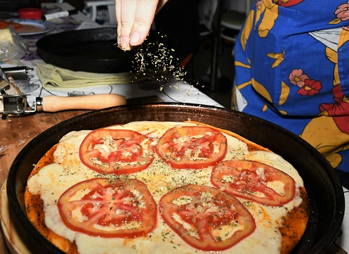 homemade pizza