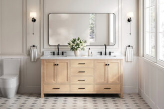 Design-Forward Powder Room