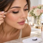 How to Apply False Eyelashes Easily