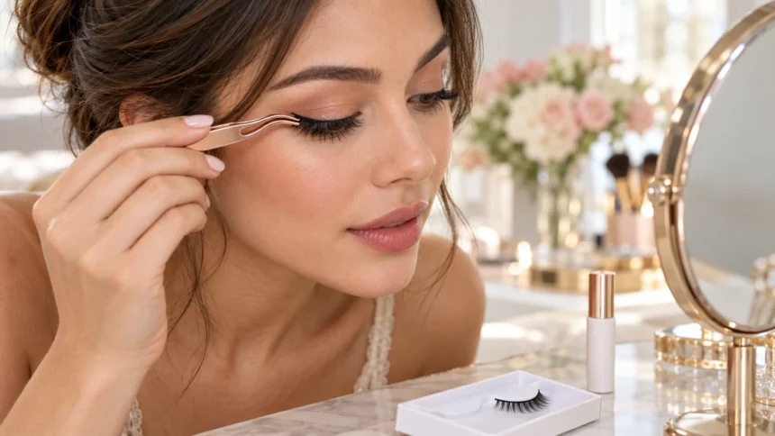 How to Apply False Eyelashes Easily